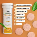 WELLBODY OEM/ODM Daily Vitamin Effervescent Tablets Gluten Free Vitamin C Vitamin D & Zinc Effervescent Tablets