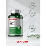 WELLBODY OEM/ODM Private Label Factory Supply Supplement Organic Lions Mane Mushroom Capsules Cognitive Function Body Support