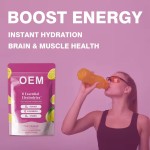 WELLBODY Multivitamins Sport Nutrition Lemon Electrolytes Powder Drink Mix With Multivitamins Electrolyte Powder Bulk