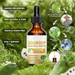 WELLBODY Private Label Soursop Graviola Leaf Extract Dietary Supplement Soursop Graviola Oil Soursop Graviola Liquid Drops