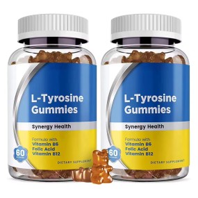 WELLBODY L-Tyrosine Gummy OEM/ODM Private Label Factory Supply Halal Natural Organic Brain Health Supplement for Adults