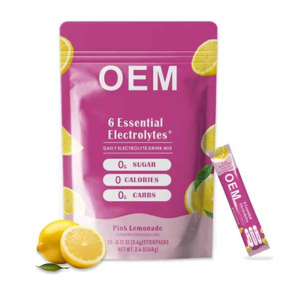 WELLBODY Multivitamins Sport Nutrition Lemon Electrolytes Powder Drink Mix With Multivitamins Electrolyte Powder Bulk