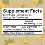 WELLBODY OEM/ODM Private Label Factory Supply Maca Root Liquid Drops for Men and Women Sexual Black Maca Support Energy