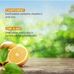 WELLBODY OEM/ODM Daily Vitamin Effervescent Tablets Gluten Free Vitamin C Vitamin D & Zinc Effervescent Tablets
