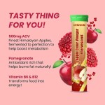 WELLBODY OEM/ODM Private Label Halal Natural Apple Cider Vinegar Effervescent Tablets Weight Control