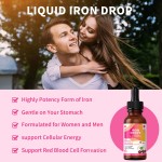 WELLBODY OEM/ODM Private Label Liquid Iron Drops Free Blood Builder Anemia Iron Supplement for Women & Men