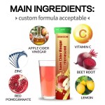OEM Vitamin Mineralsd Apple Cider VInegar Effervescent Tablets for Weight Management