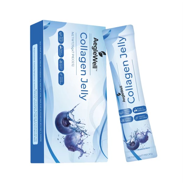 AegleWell Adult Marine Collagen Jelly Stick Complex Vitamins & Minerals Improve Hair Skin Nails Joints Health
