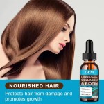 WELLBODY OEM/ODM Biotin Drops for Hair Growth - Natural Biotin and Collagen Vitamins for Skin, Hair, and Nail Health for Women