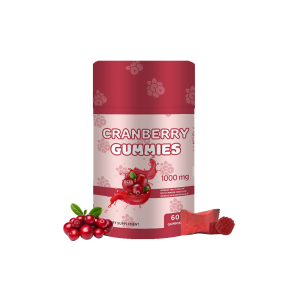 WELLBODY New Packaging Wholesale Price Health Dietary Fiber Vitamins Supplement Cranberry Probiotics Gummy Cranberry Gummies