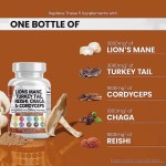 WELLBODY OEM/ODM Private Label Factory Supply Lions Mane Mushroom Capsules 20 in 1 Mushroom Capsules Support Body Health
