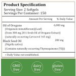 WELLBODY OEM/ODM Food Supplement Oil of Oregano Softgels With Black Seed Oil Oregano Oil Capsules Immune Booster