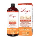 Wellbody  OEM/ODM Private logo Hair Growth Supplement Formula Liquid Tincture Multivitamin Drop for Hair Growth Reduce Wrinkle
