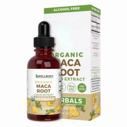 WELLBODY OEM/ODM Private Label Factory Supply Maca Root Liquid Drops for Men and Women Sexual Black Maca Support Energy