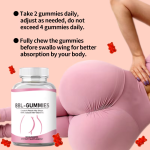 Wellbody Organic Beauty Butt Hip Booster Gummy BBL Butt Enhancement Gummies for Hip Enlargement Private Label for Pregnant Women