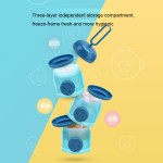 婴儿奶粉盒生产厂家 - 新款600ml3层便携密封