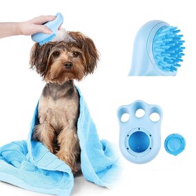 Pet Bath Comb Factory - Cute Cat Claw Shape Massage Storage