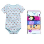 婴儿连体衣厂家 - 新款0-6个月5件有机棉