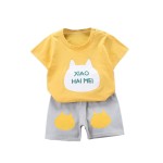 婴儿服装套装厂家 - 新款设计纯棉短袖