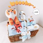 婴儿服装套装生产厂家 - 2024新款老虎动漫针织