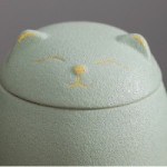宠物骨灰盒生产厂家 - 陶瓷爪形棺材纪念