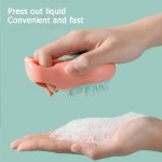 宠物沐浴梳厂家 - 可爱猫爪形状按摩存储