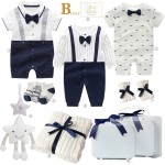 婴儿服装套装生产厂家 - 男女通用中性新生儿棉短裤