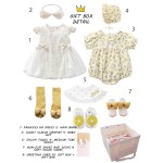 婴儿连衣裙套装厂家 - 新款11件棉连体衣头带