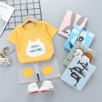 婴儿服装套装厂家 - 新款设计纯棉短袖