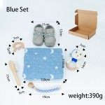 婴儿包裹套装厂家 - 新款有机棉定制名字襁褓