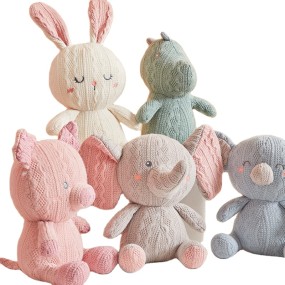 婴儿玩具厂家 - 新款0-3个月互动DIY兔子