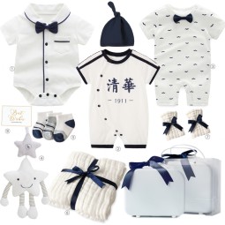 婴儿服装套装生产厂家 - 男女通用中性新生儿棉短裤