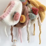 婴儿冬帽厂家 - 新款批发可爱羊绒护耳