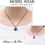 宠物骨灰盒项链生产厂家 - 爪印心形纪念吊坠