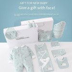 婴儿礼盒套装生产厂家 - 2025新款16件纯棉服装