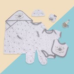 婴儿礼盒套装生产厂家 - 新款有机棉服装毯