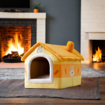 宠物床生产厂家 - 可洗温暖毛绒折叠屋