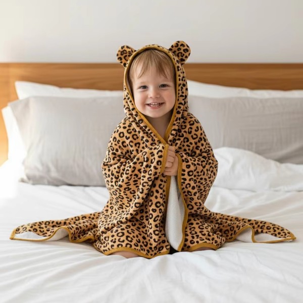 Kids Towel Factory - Cartoon Cotton Kids Hooded