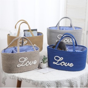 Bohemian Caddy Supplier - Bohemian Baby Diaper Caddy