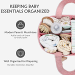 Portable Diaper Caddy Supplier - OEM Nursery Storage Basket Organizer