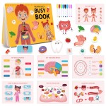 Preschool Learning Book Factory - OEM Body Anatomy Busy Activity