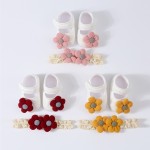 Baby Walking Shoes Manufacturer - OEM Anti Slip Flower Princess Shoes