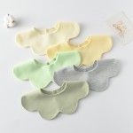 Solid Color Baby Bibs Factory - OEM Cotton Double-sided Cloth Bibs