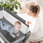 Baby Bassinet Supplier - OEM Foldable Crib Mosquito Net Wheel