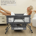 Baby Bassinet Supplier - OEM Foldable Crib Mosquito Net Wheel
