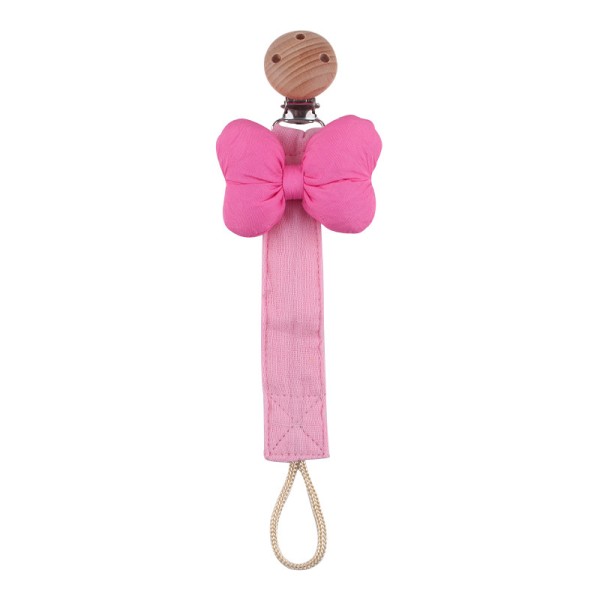 Wholesale Pacifier Clip Manufacturer - OEM Handmade Bow Cotton Clip
