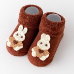 Baby Slipper Socks Manufacturer - OEM Non Skid Grip Cotton Bear Socks