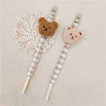 Cute Bear Pacifier Clip Manufacturer - OEM Dummy Holder Soother Strap