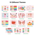 Preschool Learning Book Factory - OEM Body Anatomy Busy Activity