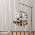 移动风铃工厂 - 可定制手工毡制丛林动物铃